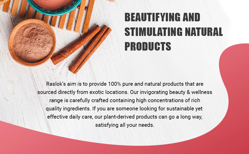 Raslok French Pink Clay 100g | 3.52 oz. | Montmorrillonite Pink Clay (French Rose Clay) | Mild Hydrating Clay suitable for Sensitive,Matured & Acne-Prone Skin