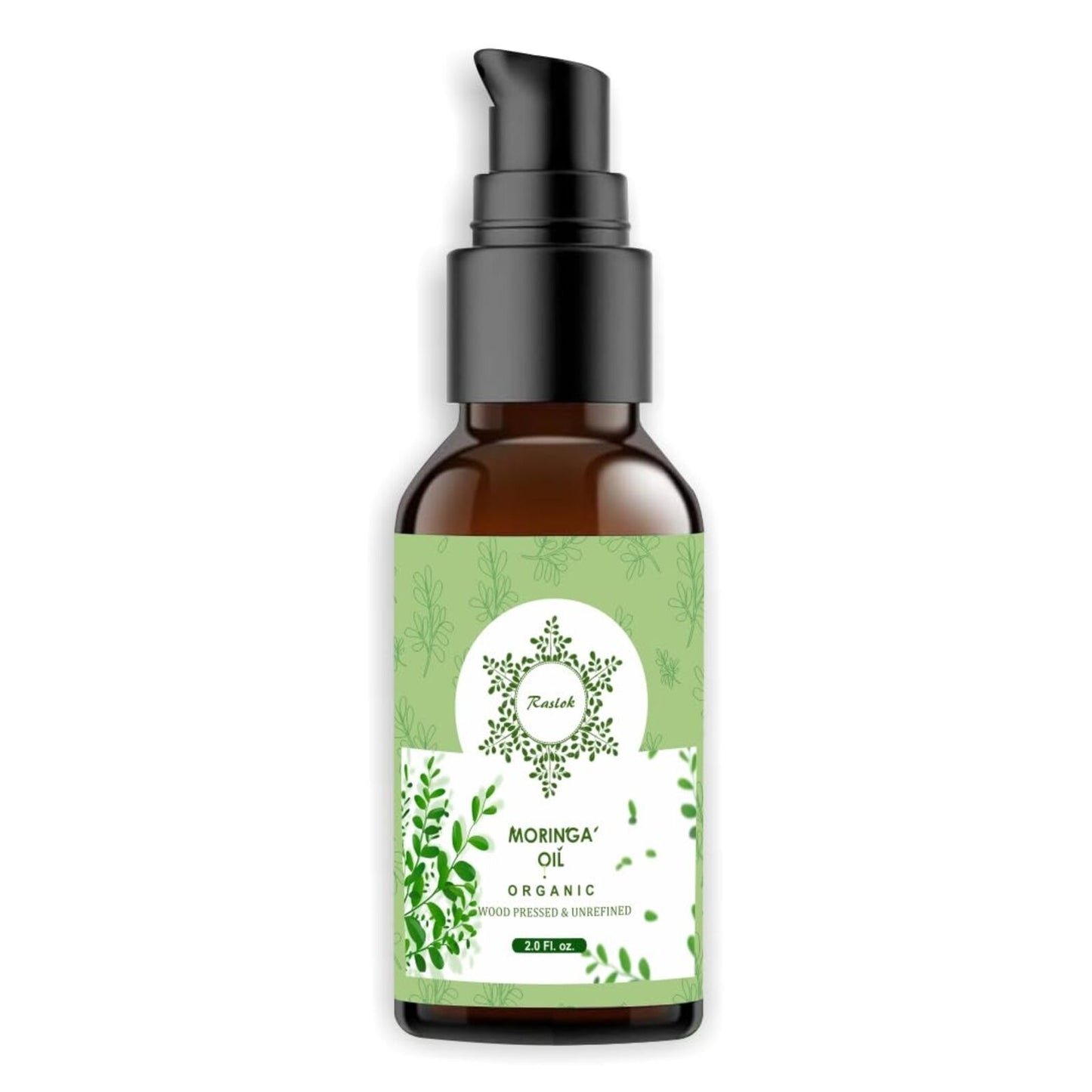 100% Pure Wood Pressed Moringa Oil for Face, Hair and Dry Skin | Lightweight Face Oil, Natural Moisturizer 2 fl. oz.