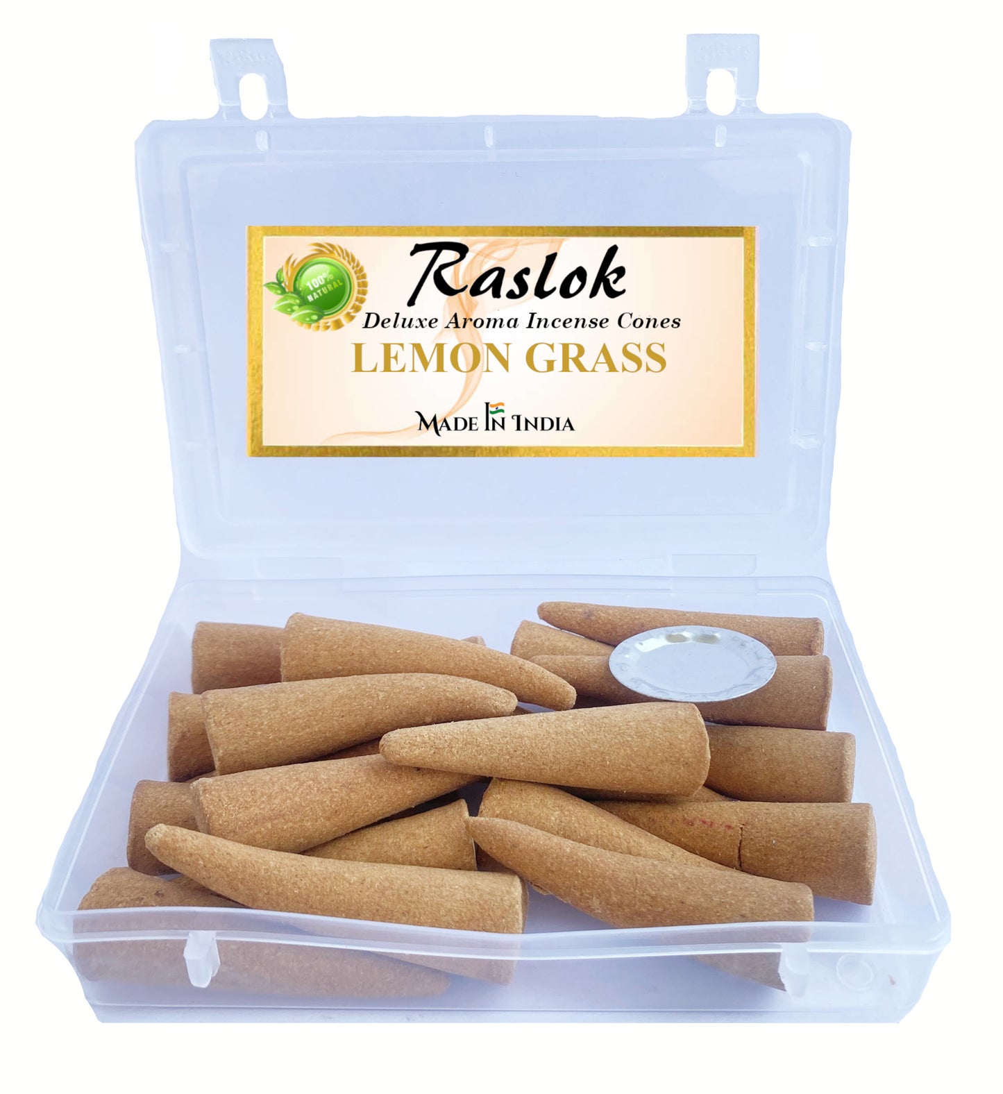 Raslok 100% Natural & Pure Incense Cones