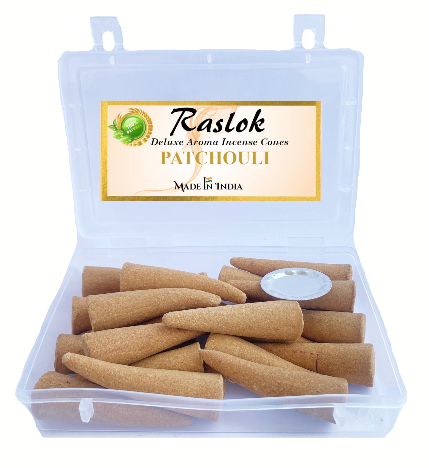 Raslok 100% Natural & Pure Incense Cones