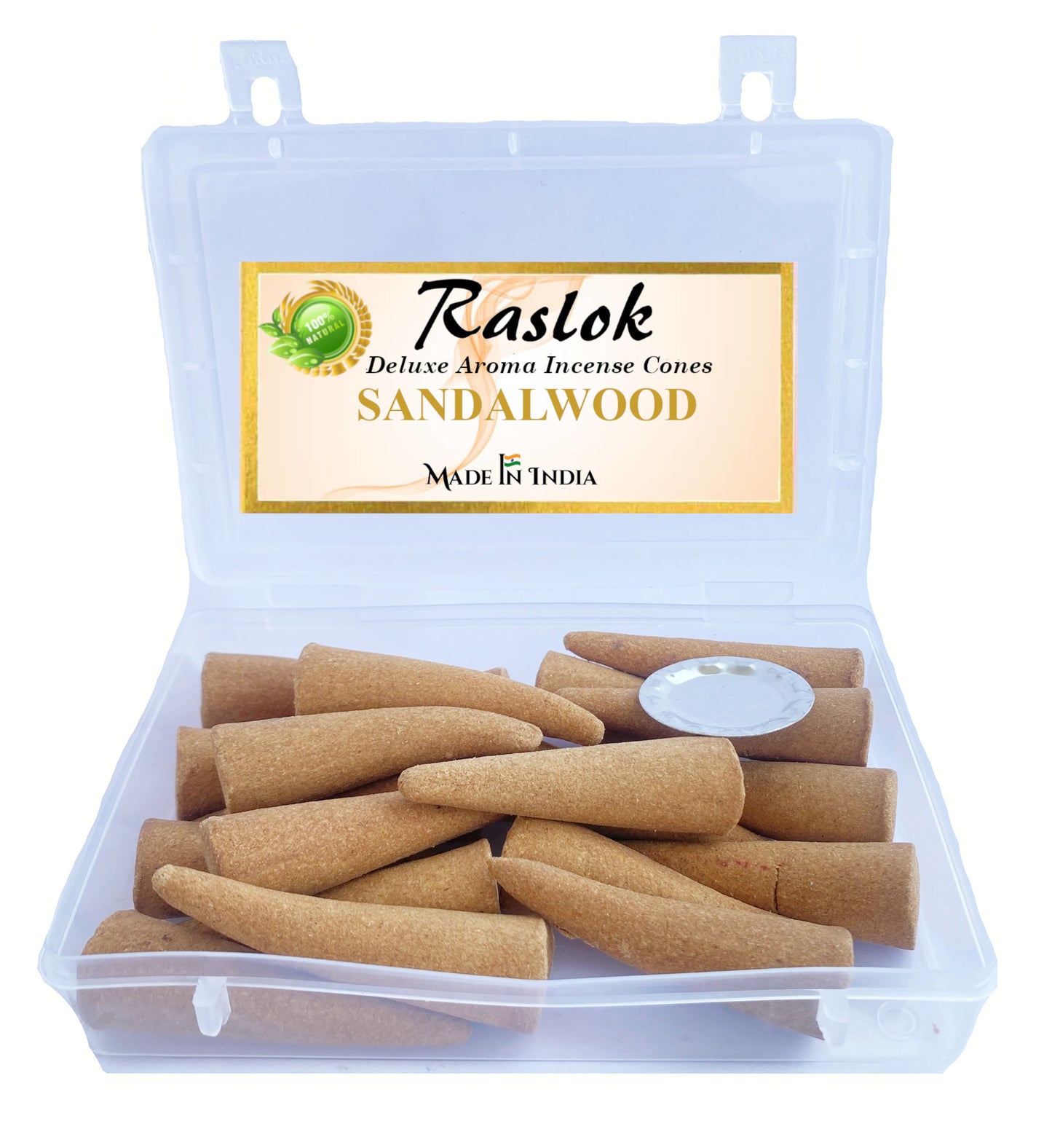 Raslok 100% Natural & Pure Incense Cones