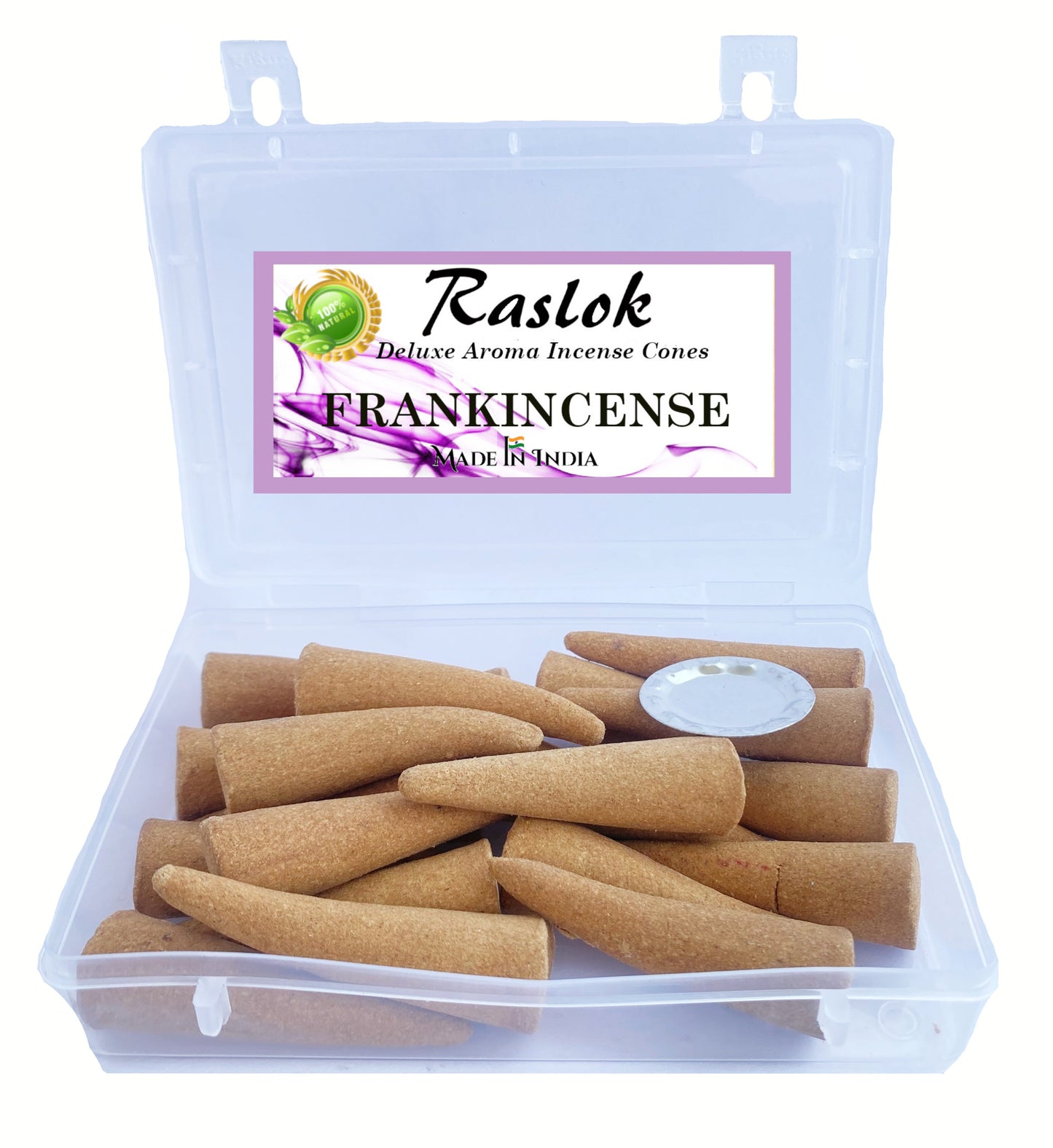 Raslok 100% Natural & Pure Incense Cones