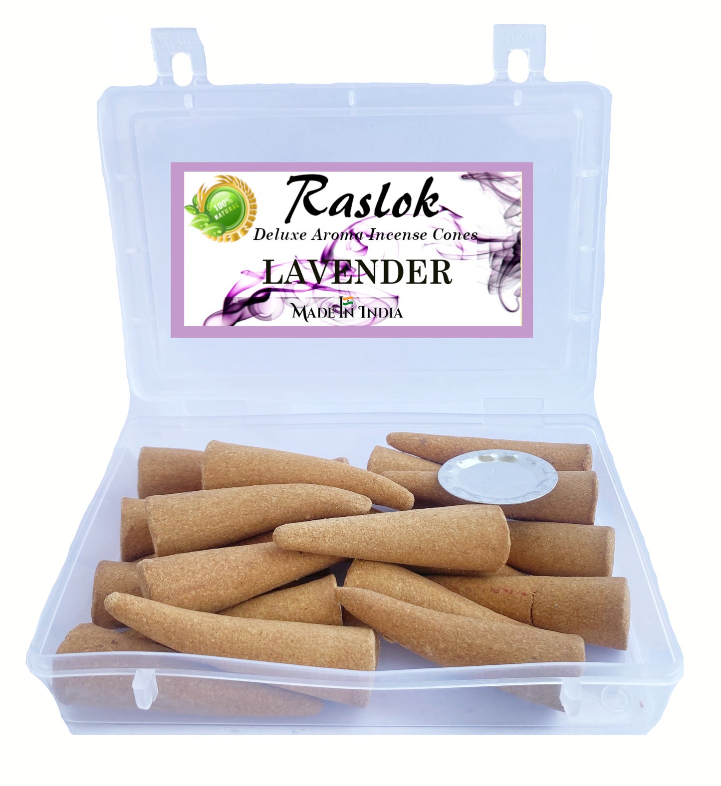 Raslok 100% Natural & Pure Incense Cones