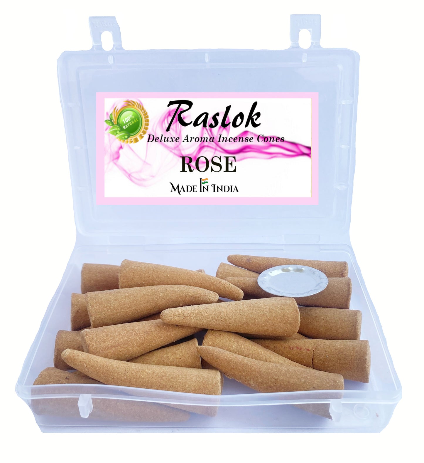 Raslok 100% Natural & Pure Incense Cones
