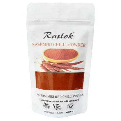 Raslok Kashmiri Chilli Powder 100g - 3.53oz