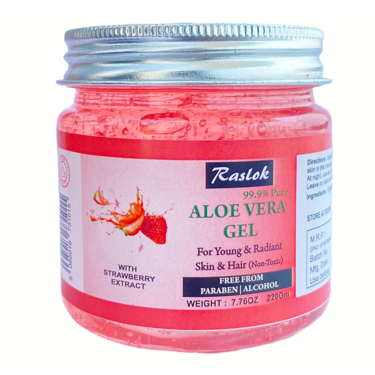 Aloe Vera Gel (Strawberry, 7.76 OZ)