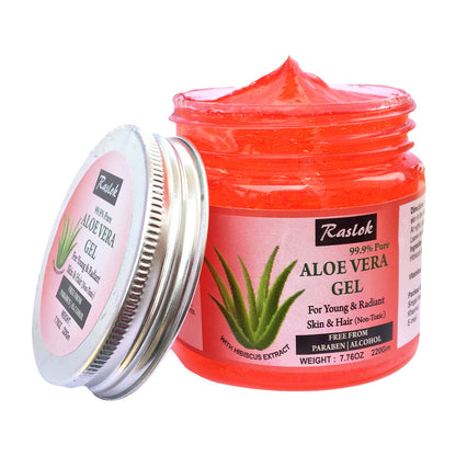 Aloe Vera Gel (Hibiscus , 7.76 OZ)