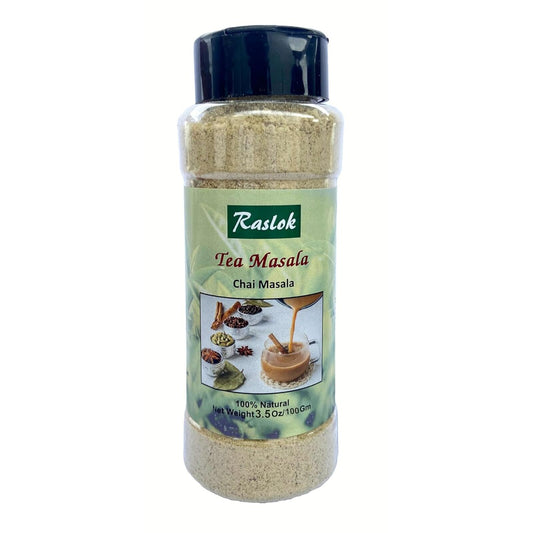 Raslok Tea (Chai) Masala Indian Spices Blend | All Natural | Vegan 12 Spices Blended Tea Masala 3.5 oz - 100gm