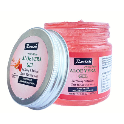 Aloe Vera Gel (Strawberry, 7.76 OZ)