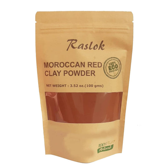 Raslok Moroccan Red Clay Powder 100g | 3.52 oz
