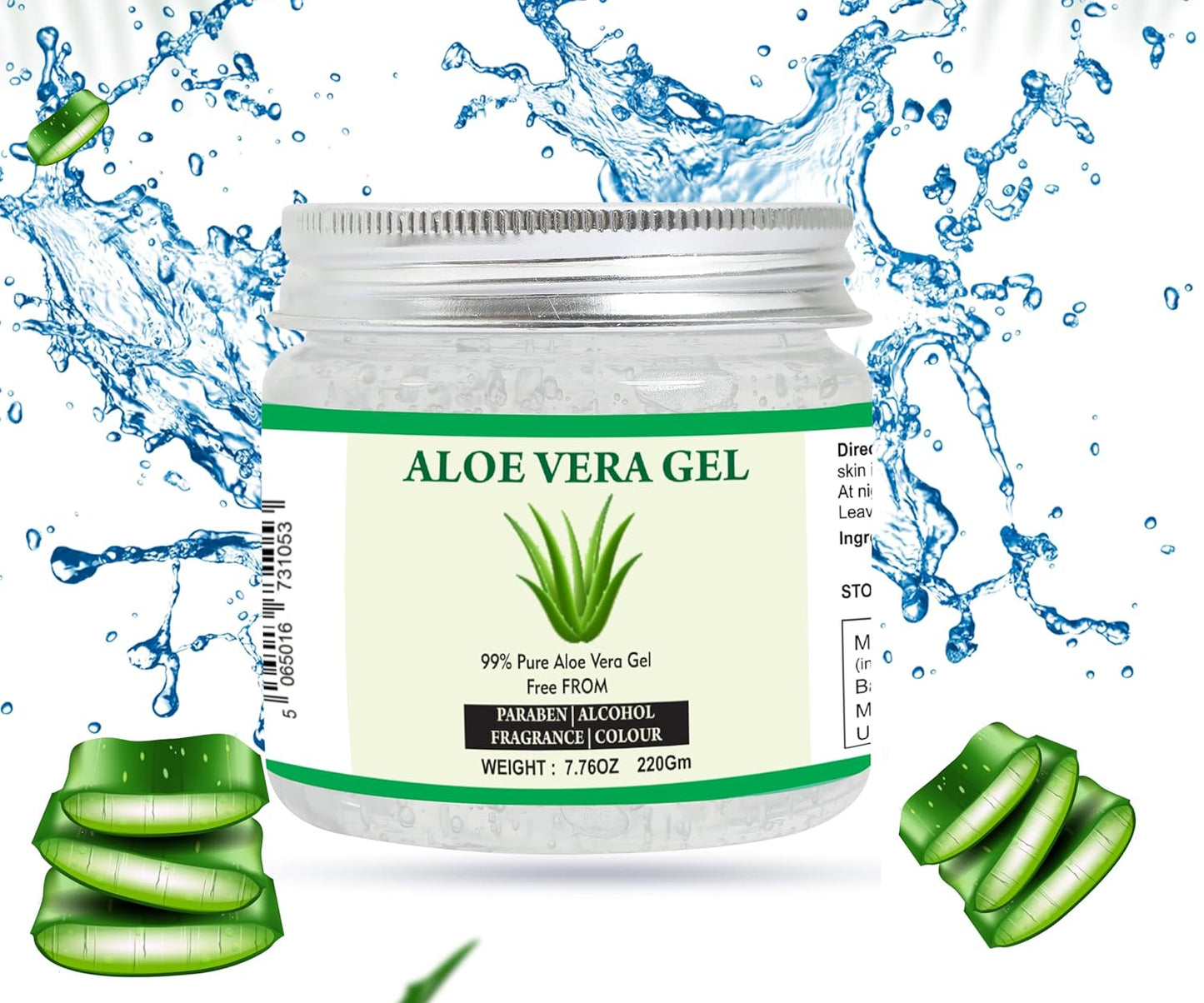 Aloe Vera Gel 100% Pure Organic