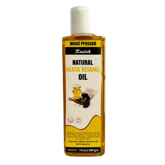 Pure Natural Black Sesame Oil | Wood Pressed