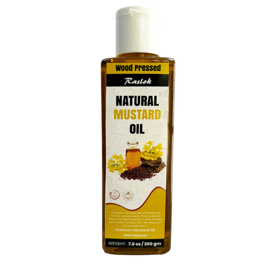 Raslok Pure Natural Mustard Oil | Wood Pressed
