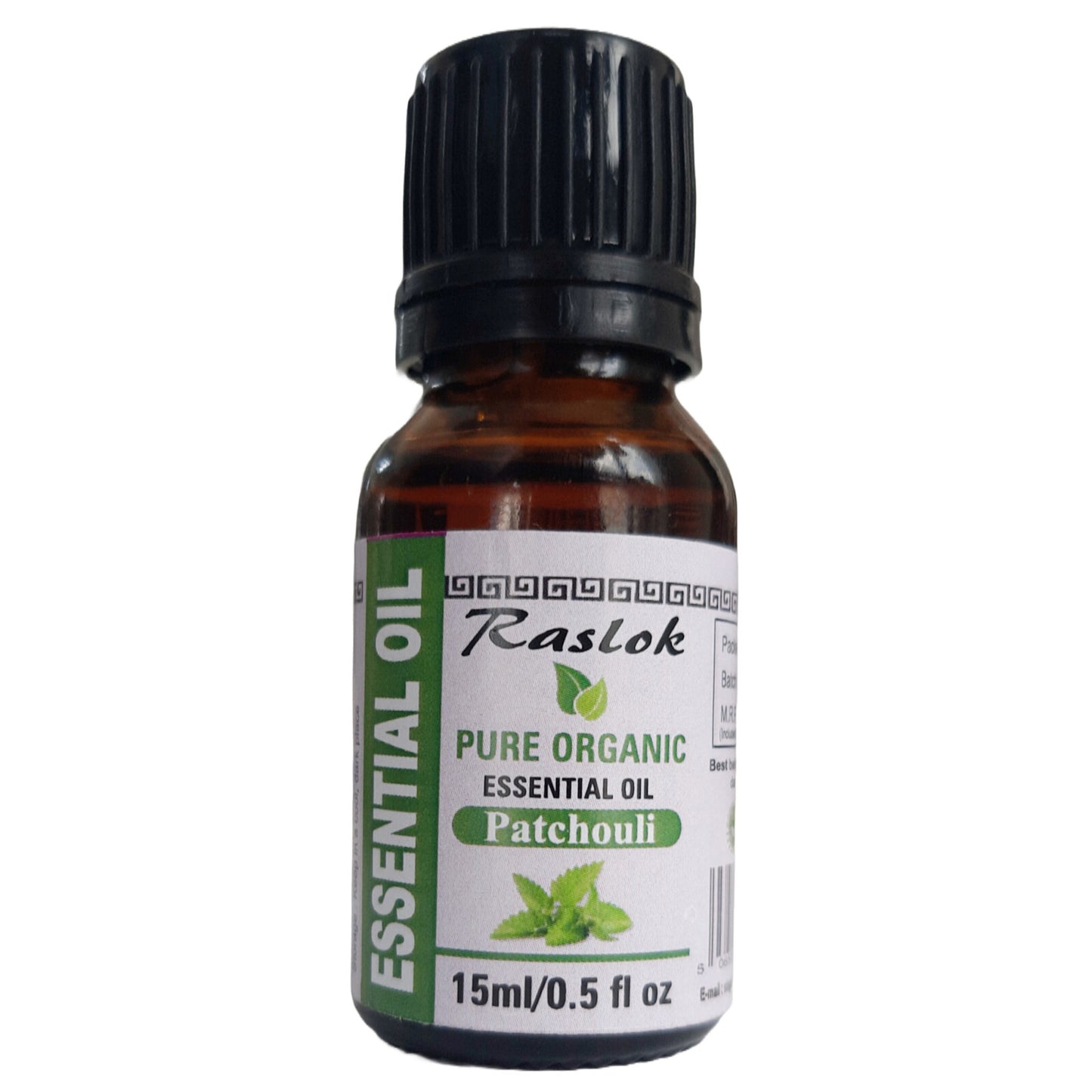 Raslok Essential Oil 100% Pure & Natural Oil Pack of 4 | 15ml - 0.5 fl.oz (Geranium,Patchouli,Ylang-Ylang,Tea Tree) …