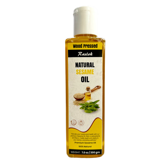 Raslok Pure Natural Seasame Oil | Wood Pressed