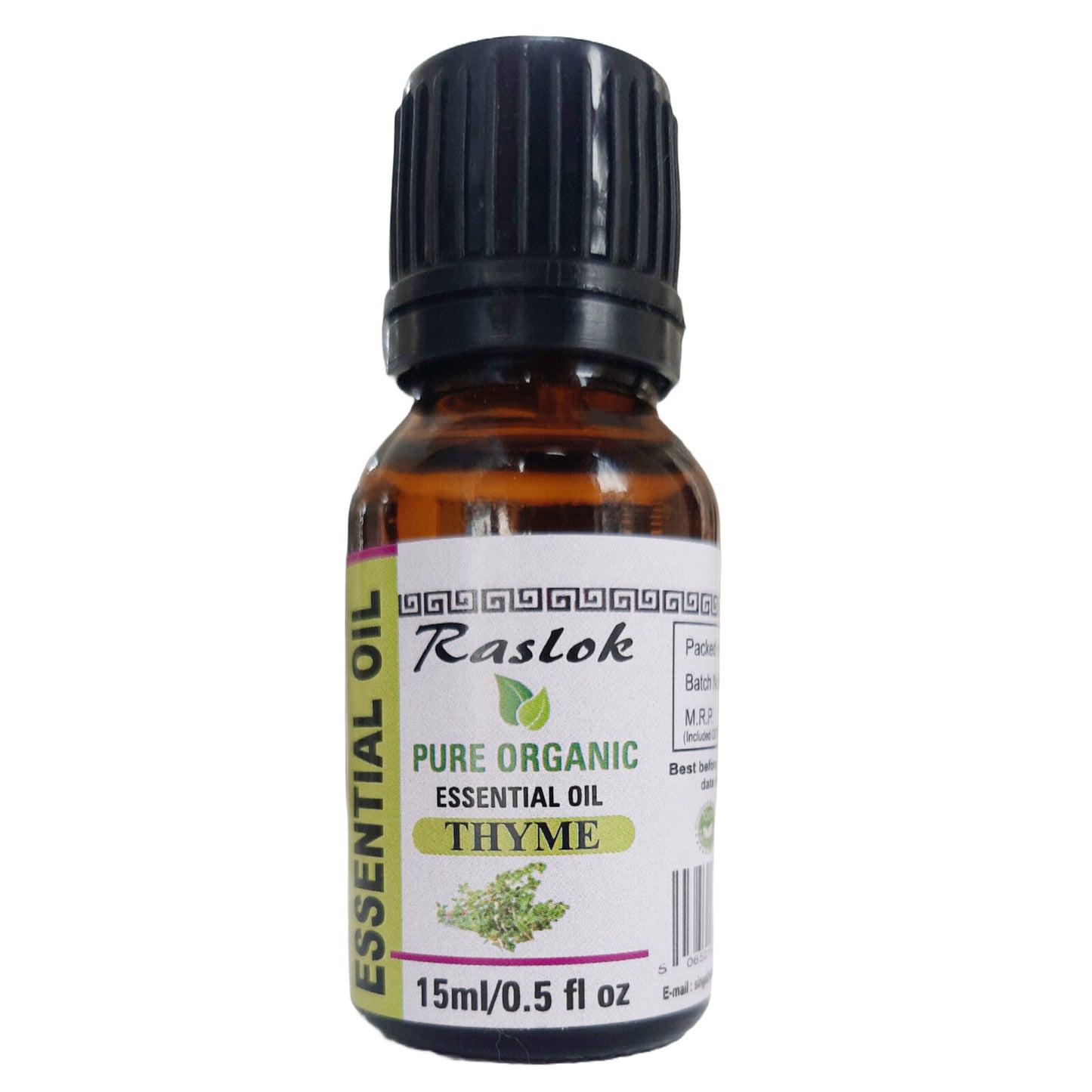 Raslok Essential Oil 100% Pure & Natural Oil Pack of 9 | 15ml - 0.5 fl.oz (Lavendar,Kumkumadi,Wintergreen,Jasmine Bela,Geranium,Patchouli,Ylang-Ylang,Tea Tree,Thyme)