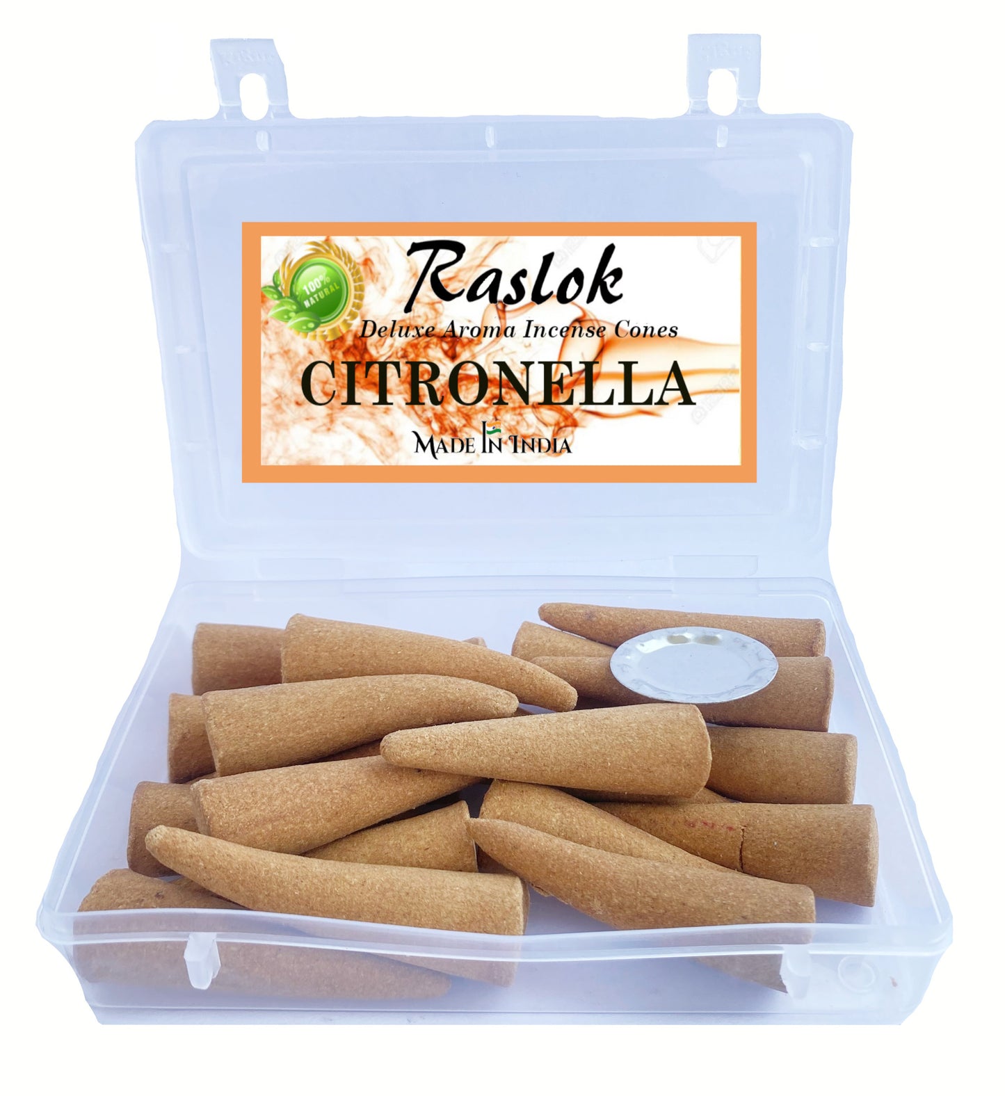Raslok 100% Natural & Pure Incense Cones